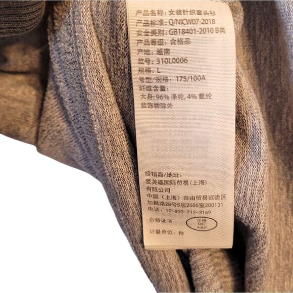 Hollister Grey Super Soft Crewneck Pullover Size L - Picture 5 of 5